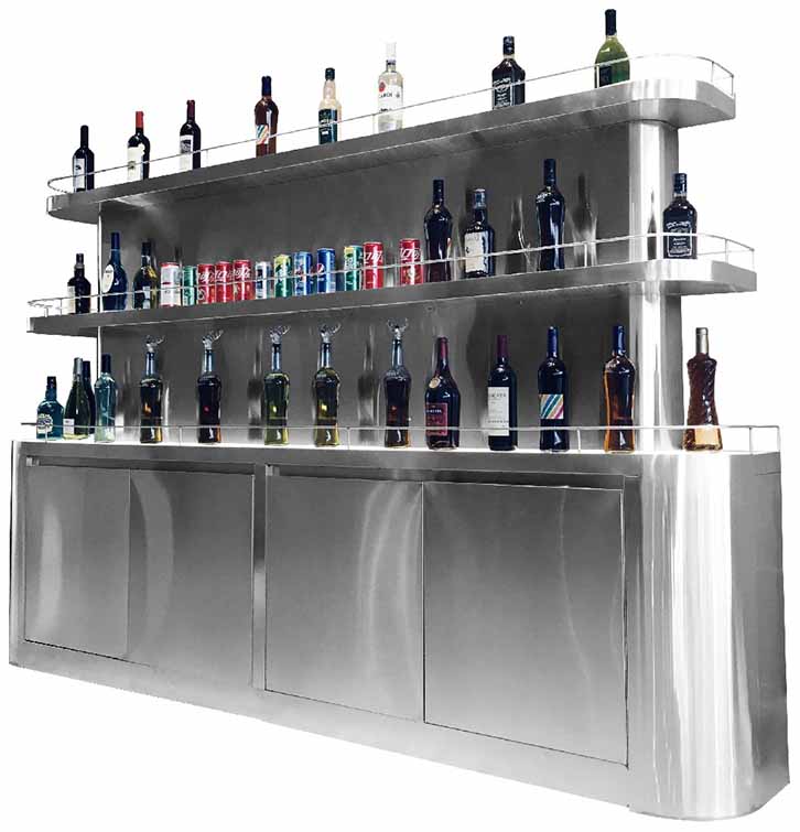 Stainless steel wine cabinet 1