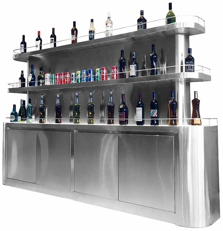 Stainless steel wine cabinet 1